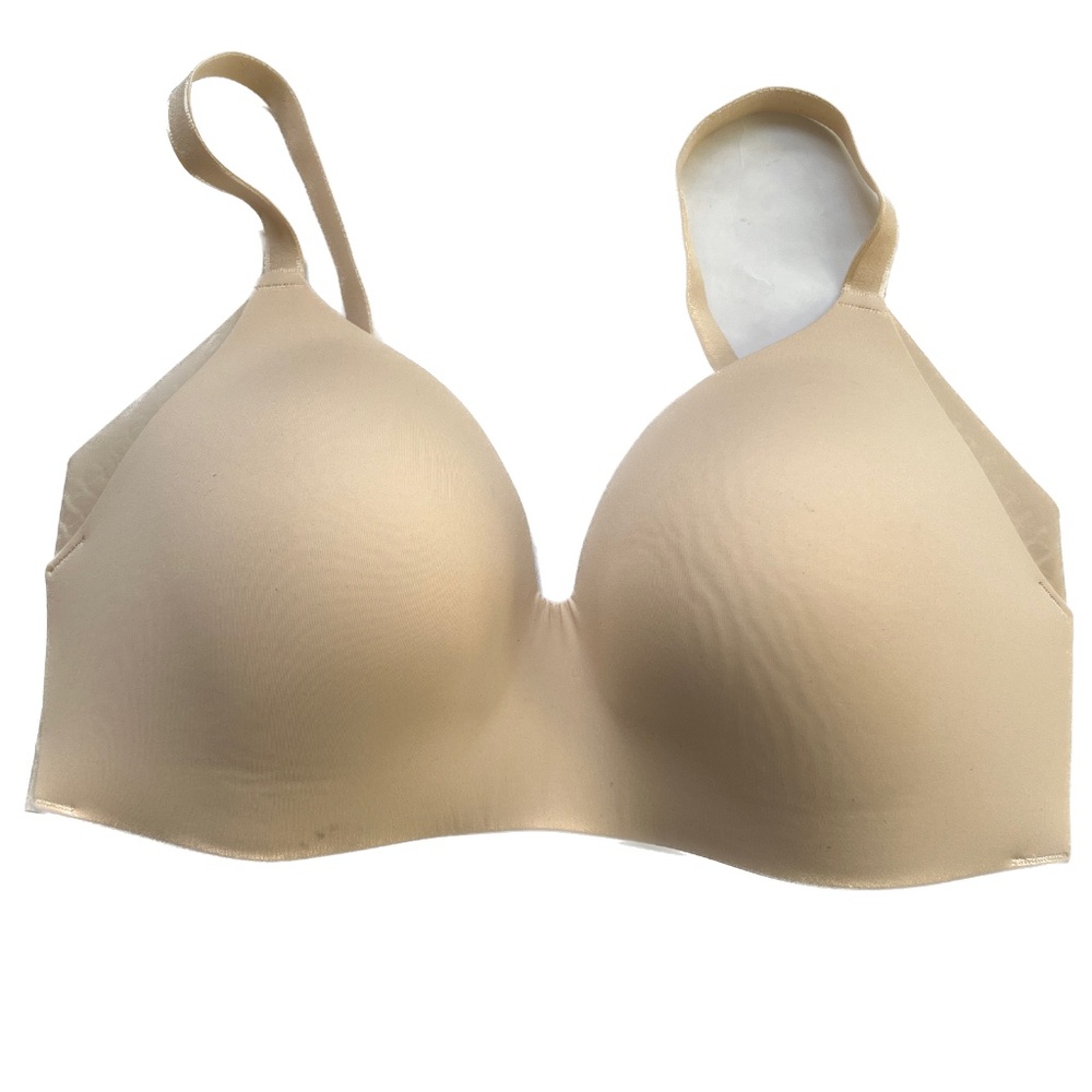 Knix WingWoman Bra Beige Size 6 Seamless Comfort Fits 32 DD, 34 DD, 32 E